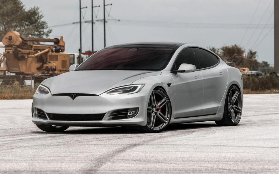 Tesla Model S on Vossen Wheels (HF-1) '2018